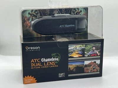 Câmera de vídeo de ação Oregon Scientific ATC Chameleon lente dupla - Imagem 1 de 2