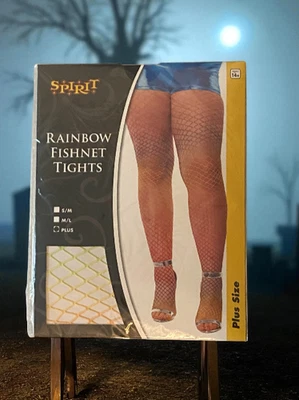 Nuevo Spirit Halloween Arco Iris Red Pantimedias Mujer Talla Grande Vestido Juegos con disfraces Foto 1 de 2