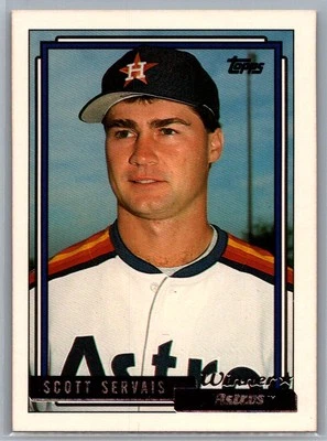 1992 Topps #437 Scott Servais Gold Winners - Image 1 of 2