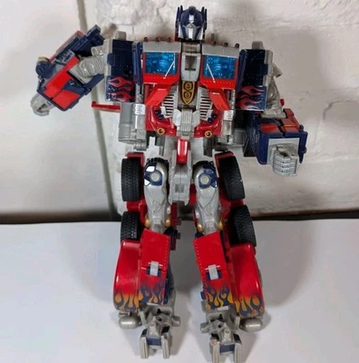 Transformers Optimus Prime Action Figure Movie Leader Class 2007 Hasbro Toy  - Image 1 of 4