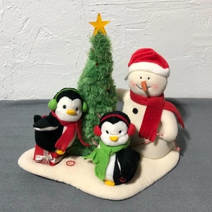 Hallmark Jingle Pals Very Merry Trio 2006 peluche animado muñeco de nieve pingüino video - Imagen 1 de 7