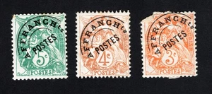 France 1900-17 set of stamps Mi# 88 V-90 V MH CV=21.6$ - Picture 1 of 2