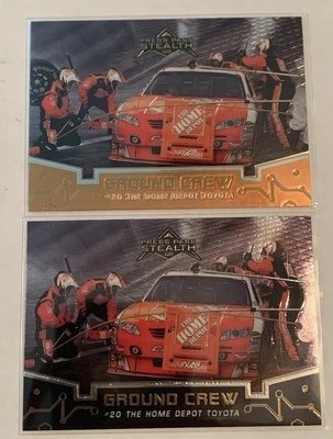 Joey Logano 2009 Press Pass Stealth Chrome #58 Base and Variation lot - Image 1 of 2