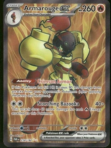 Pokemon Tcg Armarouge ex #218 Pokemon Paradox Rift NM - Picture 1 of 2
