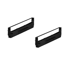 2 Cinta negra para EPSON R3000 4000 5000 L1000 LQ400 LQ450 LQ305KT LQ580K + 942N - Imagen 1 de 1