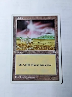 MTG Plains (Mirage) Anthologies Regular Land - Edge Wear - See Pics - Image 1 of 4