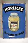 Vintage Horlicks Ideal Food Porcelain Enamel Sign Board Made In England Advert"2