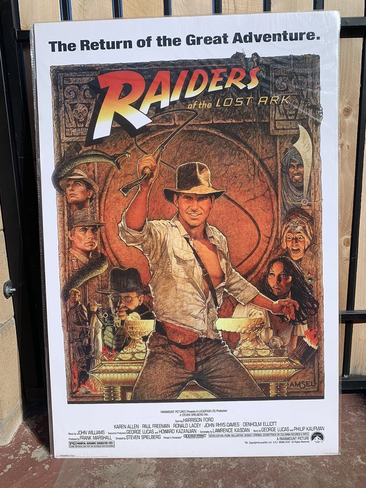 Harrison Ford Raiders Of The Lost Ark Movie Poster 24x36 Poster NEW
