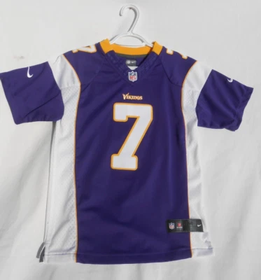 Camiseta Nike NFL Minnesota Vikings 7 Ponder Talla Juvenil Mediana 10-12 CT1 Foto 1 de 4