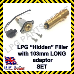 LPG GAS Hidden Filling Point with BAYONET M10 ADAPTOR under FUEL FLAP 8mm filler - Picture 1 of 4