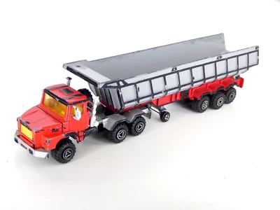Majorette Scania Dump Truck 3000 Series Trailer Rare Toy Vintage Diecast 1:60 - Image 1 of 4