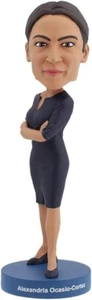 Royal Bobbles Alexandria Ocasio-Cortez Collectible Bobblehead Statue - Picture 1 of 2