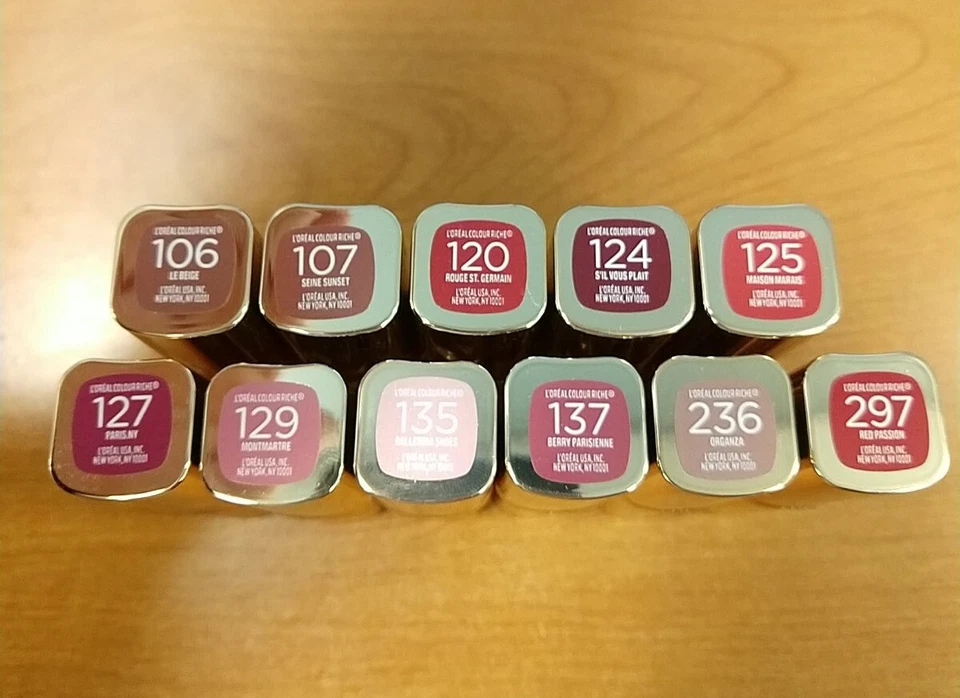 L’Oréal Color rich satin lipstick 129 montmartre lipstick