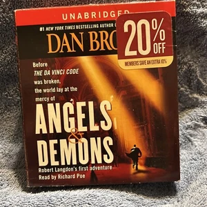 Dan Brown Angels And Demons Audiobook CD. EUC - Picture 1 of 2