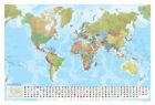 World Political Marco Polo Wall Map 9783829767774   Free Tracked Delivery