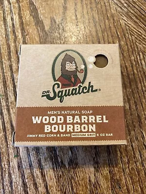 Dr Squatch Wood Barrel Bourbon Mens Soap – Natural Manly Cold Process Soap Bar
