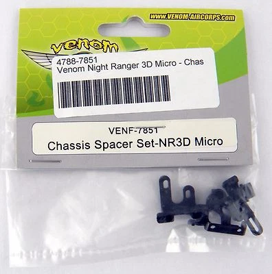 Venom Night Ranger 3D Micro RC Helicopter Chassis Spacer Set - Venom #VENF-7851 - Image 1 of 2