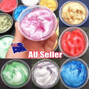 Clear Crystal Slime Clay Mud Shimmer Pearly-luster Slime Soft Puzzle Toy 50ml JQ - Picture 1 of 11