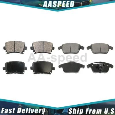 Pastillas de freno delanteras traseras para Volkswagen Tiguan 2018 2017 2016 2015 2014 2013 2012 Foto 1 de 3