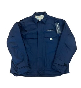 Chaqueta Carhartt de acceso a cordón resistente al fuego azul marino para hombre XL alta FRJ0003 - Imagen 1 de 9