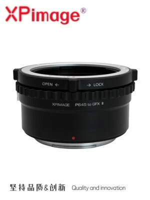 XPimage Locking Adapter for Pentax 645 P645 Lens to Fuji G GFX 100SII 50S Camera