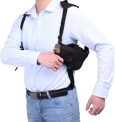 Tactical Adjustable Underarm Shoulder Gun Holster Pistol pouch Concealed Carry - Image 1 of 4