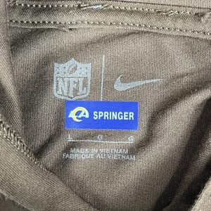 Felpa con cappuccio Coach Issued Nike Salute Service LA Chargers Pull Over taglia Large - Foto 1 di 13