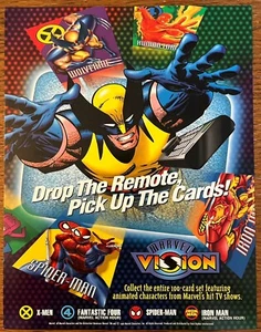 1996 Marvel Vision Fleer/SkyBox Sale Sell Sheet X-Men Spider-Man Iron Man - Picture 1 of 3