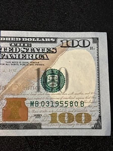 $100 bill One Hundred Dollar Bill 2013 Lightly Circulated Date Serial03-1955 -80 - Picture 1 of 8