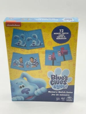 Blue's Clues & You! Memory Match Game 72 Cards SpinMaster Nickelodeon - Image 1 of 2