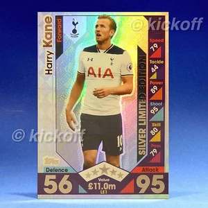 Match Attax 2016-2017: KANE Limited Edition. SILVER. Tottenham. 16-17. Spurs - Picture 1 of 1