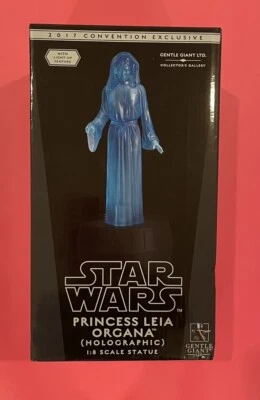SDCC 2017 gentil gigante Star Wars princesa Leia estatua holográfica 1/8 #536/770 Foto 1 de 2