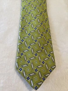 Chelsea ROBERT TALBOTT Herren Krawatte feinste Seide grün handgenäht - Bild 1 von 7