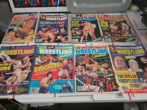 Lot of 8 Months  1990 Wrestling Classics Magazines 48261 Rare  Wwf Cb45 - Picture 1 of 24