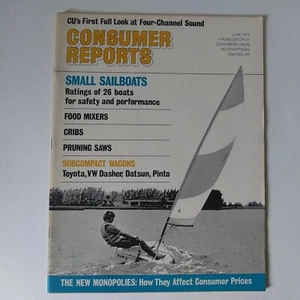 June 1975 Consumer Reports Magazine Vol. 40 No. 6 Vintage Product Reviews Nice! - Imagen 1 de 12