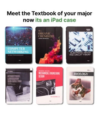 textbook design iPad case for ipad pro 11 M4, 12.9",13",air 13" air11" - Image 1 of 4