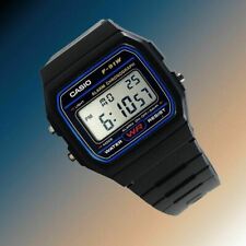 Casio F91W-1 Classic Digital Watch Black Casio Original NEW in Box