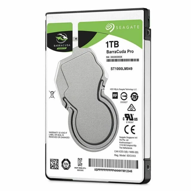 Segate Barracuda Pro 1To 2,5" SATA III Disque Dur Interne (ST1000LM049)