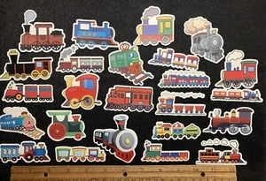 🚂 KONVOLUT 10 Stück ZÜGE Lok Zug Waggons Motor Begleitwagen Decals Eisenbahn RR - Bild 1 von 2