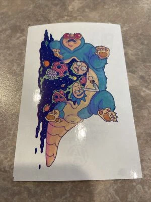 Calcomanía adhesiva con licencia oficial de Rick and Morty dibujos animados divertido número 15 Foto 1 de 2