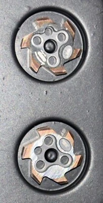 Dos insertos de fresado de ranura de carburo de cuerno de pH DRS.US30.08961 HL3H 2 piezas Foto 1 de 4