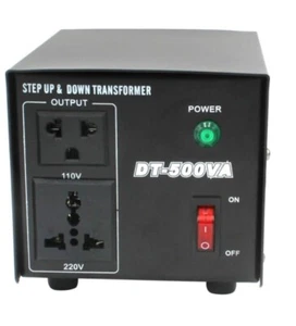 LVYUAN 500VA 220V ⇄110V STEP UP & STEP DOWN VOLTAGE TRANSFORME - Picture 1 of 8
