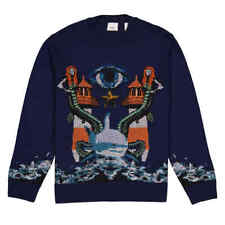 Burberry Liannah Intarsia Mermaid Wool Sweater