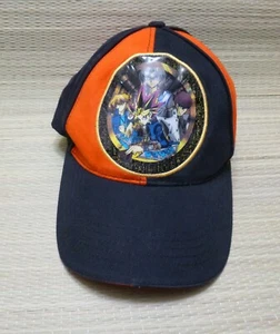 Yu-Gi-Oh! Cap Hat Youth Adjustable Black Red Cotton  - Picture 1 of 3