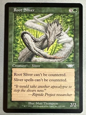 MTG / Root Sliver / LGN / #137 / Regular / Uncommon / NM - Image 1 of 2