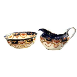 Vintage Royal Albert Heirloom Bone China France Open Sugar & Creamer - Picture 1 of 8