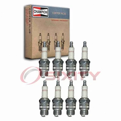 8 pc Champion Copper Plus Spark Plugs for 1964-1967 Dodge D300 Series 5.2L qp - Image 1 of 4