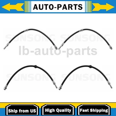 Para BMW 330xi 2001-2005 BMW 325xi 2001-2005 4x Manguera Freno Línea Delantera Trasera Foto 1 de 4