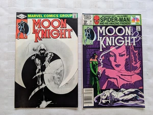 1981 Moon Knight Comic Book #14 & 15 1st app Stained Glass Scarlet & Xenos VF+ - Picture 1 of 3