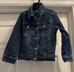 Oshkosh B’gosh Blue Denim  Trucker Jacket Kids Size 4  - Picture 1 of 5